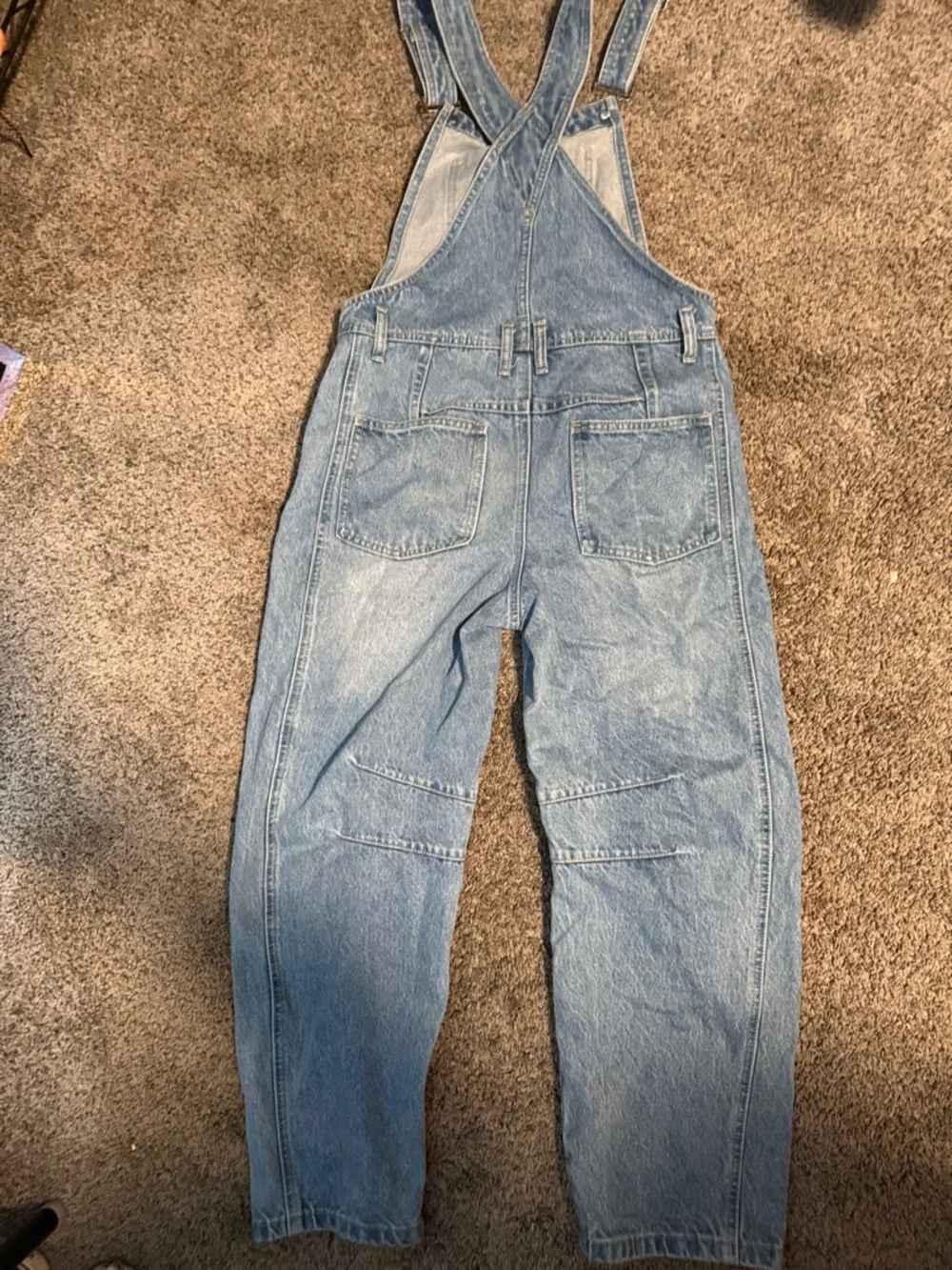 Light Wash Denim Women’s Overalls - Picture 5 of 5